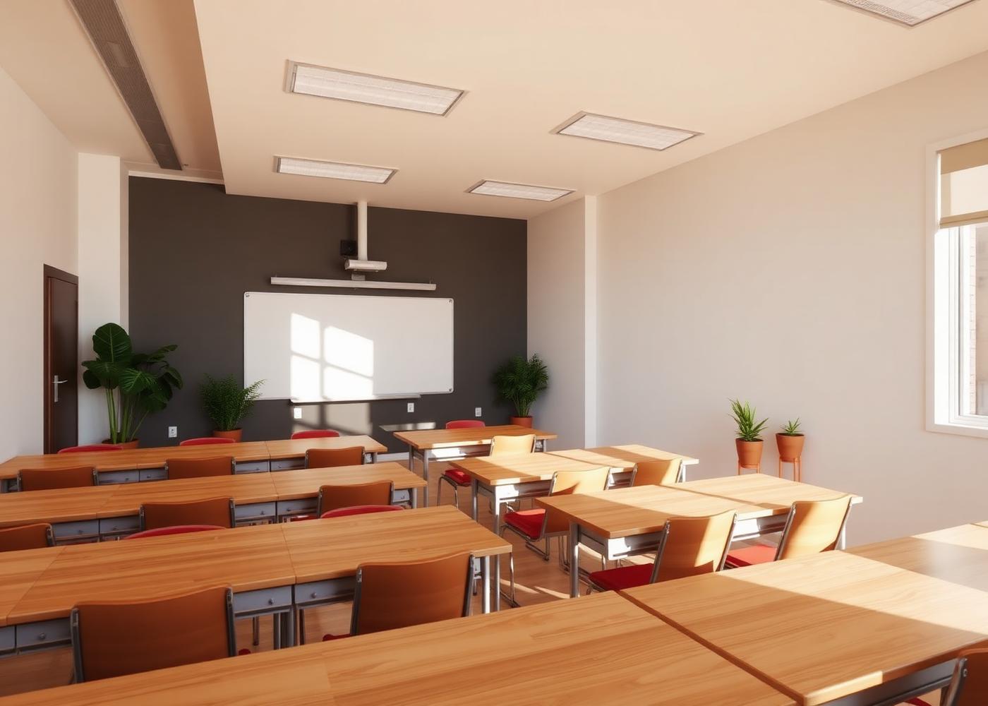 Instalaciones de la academia de inglés La Guagua Roja en Santa Cruz de Tenerife